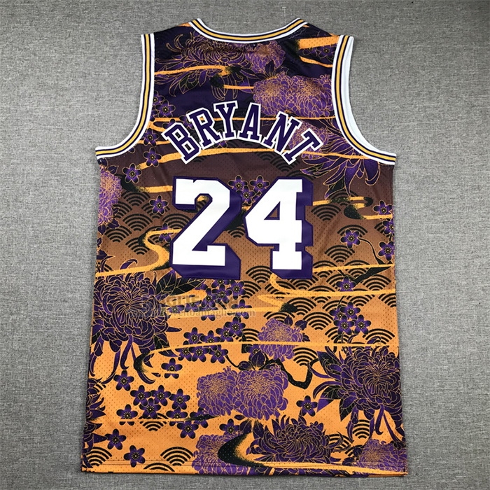 Maglia
 Kobe Bryant NO 24 Los Angeles Lakers Mitchell & Ness Lunar New Year Viola
